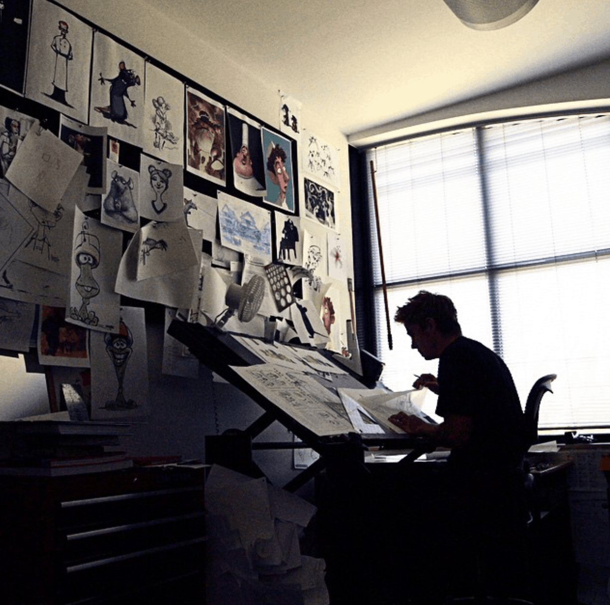 Inside the workspace and routine of Jobs, Twain, Vonnegut, and me 2