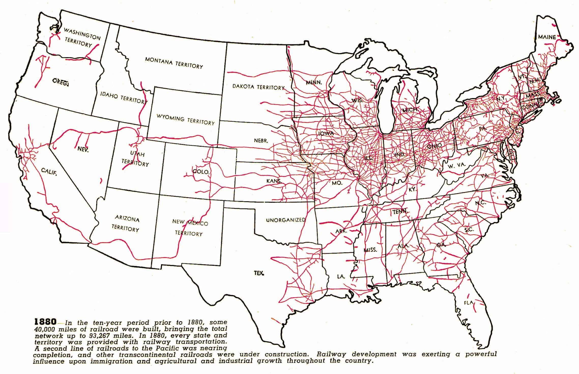 Civil War Railroads Map