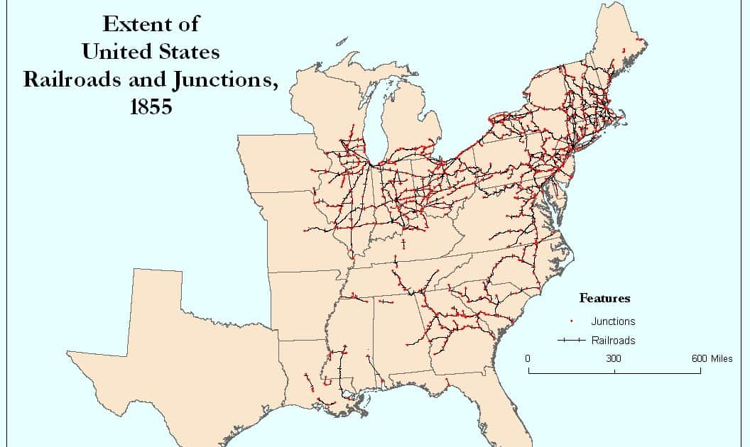 The south never built railroads for all the reasons you think 2